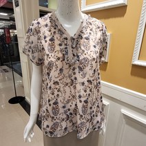 BCBG 비씨비지 가을22 줄리 프린트 블라우스