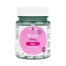 Holland & Barrett Biotin 홀랜드 앤 바렛 비오틴 1000ug 120정, 1, 1개