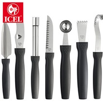 오메가키친 이셀 데코레이션 도구 오렌지필러 채칼 애플코어러 메론볼러 자몽칼 레몬칼 씨빼기 모양칼 OMG, 선택03) 제스터