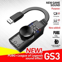 오인페 7.1 채널 사운드 카드 컨버터 USB 오디오 인터페이스 외장형 3.5mm 어댑터 노트북 PC 액세서리용 게임