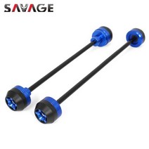 MT09 2021 리어 프론트 슬라이더 YAMAHA MT 09 MT-09 Tace 900GT 2022 9GT 9 오토바이 휠 프로텍터, Front Rear Blue