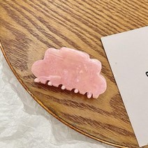 헤어 액세서리 한국 패션 미디엄 아세트산 클라우드 마블링 상어 클로 여성 소녀 선