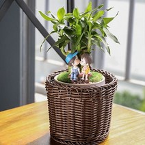 라탄 다용도 바구니, 블랙