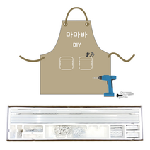 [마마바] IoT 전동커튼 셀프 인테리어 조립식 레일, B.조립식레일 최대 520cm(+5000원), A.마마바 유선모터, C.스마트 허브