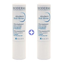 바이오더마 립밤 아토덤 립스틱 4g 2개 (1+1), 바이오더마 아토덤 립스틱 4g x 2개