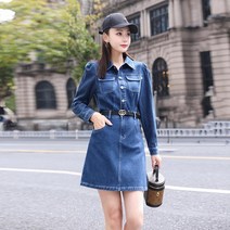 청스커트 올봄엔 청 데님 원피스 미니 캐주얼 신입생 소풍 나들이 요즘 여행 복고 레트로 청순