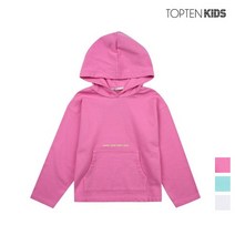 [탑텐키즈] 여아 테리 포켓 후드 티셔츠_MKA1TH2201