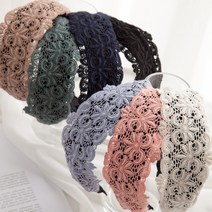 키메라제이 자수 플라워 반다나 헤어밴드 7color