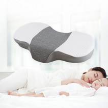 베개 마약 경추 목 디스크 베게 경추배게 우유 메모리 폼 허리 거북목 결림 어깨 뭉침, M