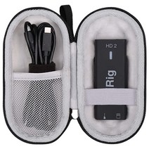 Aproca IK 멀티미디어 iRig HD 2 디지털 기타 인터페이스용 하드 여행 보관 휴대용 케이스