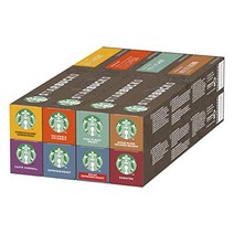 네스프레소 STARBUCKS 샘플 세트 커피 캡슐 캡슐 80개(8 x 10), 10개입(8개들이), 아침 식사 혼합