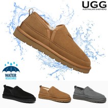 어그슬립온 AS 호주 UGG 포터 남자 양털 겨울 로퍼 모카신 신발