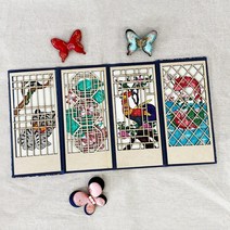 복지관 민속픔 사군자 초충도 전통문살 민화병풍만들기, 일월오봉도