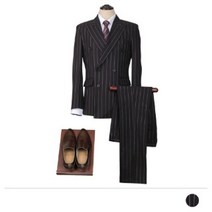 STNY_MTS19155 오늘의 수트 스프라이트 더블(자켓50품절) 정장 남성 남자 줄무늬 스트라이프 세트