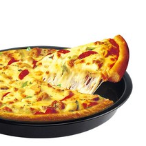 업소용 피자오븐 피자화덕 오븐기 생선구이 피자 팬 트레이 베이킹 시트 오븐 라운드 탄소강 깊은 접시, 01 6inch