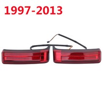 오토바이 방향 지시등 수하물 새들백 후미등 Led 할리 투어링 스트리트 글라이드 로드 킹 97-22, 01 Red1997-2013