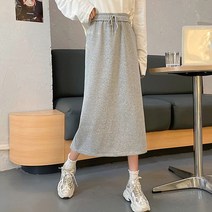 올리비에스클로젯 캐주얼 쮸리 밴딩 롱 스커트 O2302SK007A