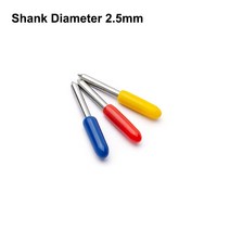 롤랜드 GCC 재규어 커팅 플로터 15 개 카바이드 텅스텐 블레이드 비닐 필름 커터 나이프 2.5mm 직경 30 도 45 60 드, [03] 15pcs 30 Degree