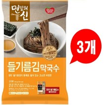 동원 면발의신 들기름김막국수, 3개, 250g