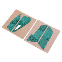 DIY 마우스 스킨 13x10mm 그린 사이드 스티커 땀 방지 패드 로지텍 G402 용 미끄럼 그립 테이프