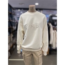 [AK PLAZA] [지프] JEEP 남여공용 톤온톤 자수 맨투맨 티셔츠 (JN1TSU811)
