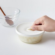 [JAJU/자주] 글라스락 작은 밥용기_4P, 화이트, FR