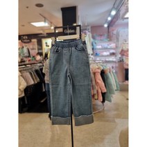 에꼴리에 50% 득템 날씬한 긴다리 짧은다리 오케이 봄 가을오면~ 23년 스트레이트 밴딩 워싱 롤업진 꾸안꾸 핏 ~ 팬츠 23A0257 BL 동아쇼핑 NC