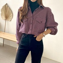[수키] 캐주얼 체크셔츠 1064359