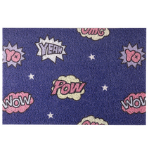 포유 POW 출입구 매장 현관 대형 코일 발매트, POW 코일 발매트(60x90), 퍼플