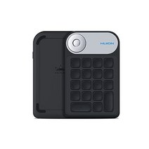 HUION Mini KeyDial KD100 무선 익스프레스 키 원격 제어 바로 가기 키보드 다이얼 포함 18 그래픽 드로잉 태블릿 PC Mac 노트북 Surface Pro용 맞춤