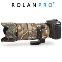 호환 카메라 렌즈 케이스 Rolanpro 나일론 방수 렌즈 커버 시그마 70-200mm f2.8 스포츠 위장 레인 커버 렌즈 슬리브 총 의류 사진, [02] Jungle-Canon mount