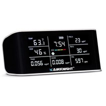 AirKnight 9-in-1 실내 공기 품질 모니터 휴대용 CO2 모니터 | VOC 센서 포름알데히드 감지기 AQI PM2.5 + 4가지 추가 홈 모니터링 제한된 공간용 테스터