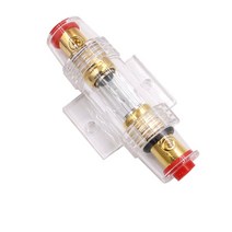 8게이지배선 자동차 오디오 수리 퓨즈 홀더 4/8 10 게이지 와이어 60 AMP 80A 스테레오 앰프, 04 80A