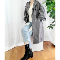 봄 가을 오버핏 루즈핏 야상 롱 점퍼