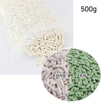 고슴도치 햄스터 베딩 톱밥 두부모래 500g, 녹차