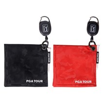 PGA Tour 골프 릴 클리너 타월 21PTACL x 2, 불랙2개