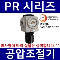 TPC메카트로닉스 PR2-02G TPC제품 공압레귤레이터 에어조절기 압력증압 압력감압 압력계 (TAR3000생산종료대체품) 관접속구경1/4인치(8A) TPCFRL, 1개