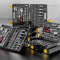소켓렌치 46PCS/53PCS 세트 육각렌치 깔깔이 복스알 라쳇핸들, C39:소켓렌치 53PCS