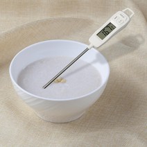요리 디지털 고감도센서 스텐 요리온도계 알콜유리 실내기온