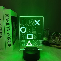 아파트현관문 스마트 3D 얼굴인식도어락 3D 야간 램프 게임실 책상 설치 조명 장식 테이블 콘솔 아이콘 로, 12 G12_02 16Color Black base