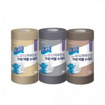 [대진교육] 스카트 하루한장 THE 버블 수세미 베이지 30매 주방용품, 3롤