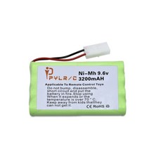 rc카 부품 rc 자동차 탱크 보트 로봇 트럭 총 배터리 용 9.6v 3200mah nimh 배터리 업그레이드 aa rc 장난감 용 9.6v 충전식 배터리 팩 97, 1 개 시간