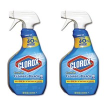 Clorox Clean-up Cleaner+Bleach Spray 클로락스 클리너+블리치 스프레이 프레쉬 32oz(946ml) 2팩, 1개