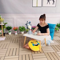 FANSYLI 야외 접합 바닥 실내 및 야외 친환경 플라스틱 나무 복합 바닥 부식 방지 생태 20 8D, 압출트리패턴그레이화이트