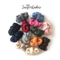 양모실 Premium Wool 100% Australia 마크라메 재료 위빙 루피망고st 망고실, 카키그린(1M)