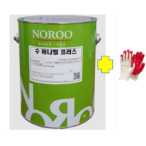노루페인트 목재 철재용 유성페인트 슈퍼에나멜 플러스4L, 백색(무광)