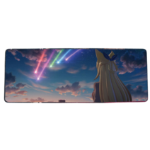 롤 LOL 디자인 마우스 패드 79종 시리즈 리그 오브 레전드 장패드 3mm 두께, 800x300mm + 3mm개, 크림색