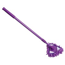 180 도 회전 조절 삼각형 청소 걸레 집 벽 창 천장 바닥 욕실 도구, 걸레 또는 스틱 보라색