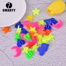 자전거스포크 자전거휠스포크 자전거니플 뜨거운 판매 36pcs 자전거 바퀴 스포크 플라스틱 비즈 멀티 컬러 클립 장식 자전거 액세서리, 없음