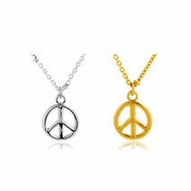 16KGP 큐트 평화 목걸이